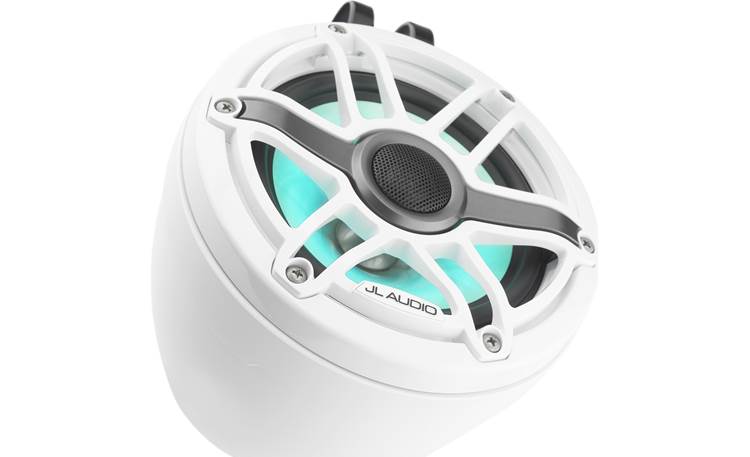 JL Audio M6-650VEX-Gw-S-GwGw-i M6 Series 6-1/2" VEX Wakeboard Tower Speakers With LED Lights (Pair)