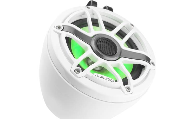 JL Audio M6-650VEX-Gw-S-GwGw-i M6 Series 6-1/2" VEX Wakeboard Tower Speakers With LED Lights (Pair)