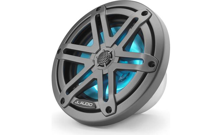 JL Audio M3-650X-S-GM-I 6-1/2" Marine Speakers With LED Lights (Pair)