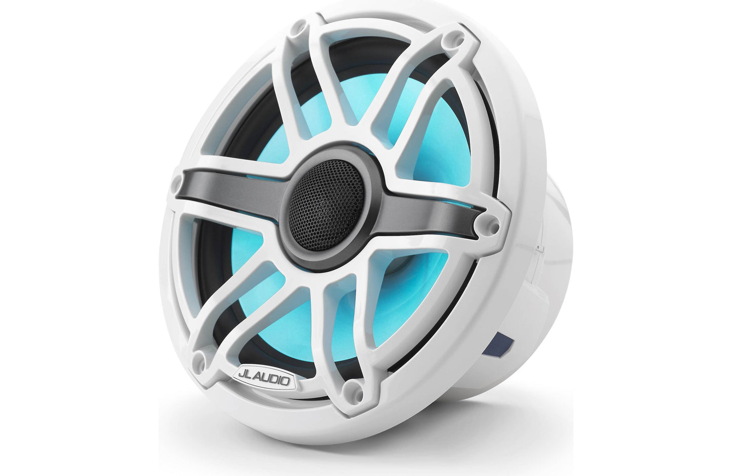 JL Audio M6-770x-S-GwGw-i M6 Series 7.7" Marine Speakers With LED Lights (Pair)