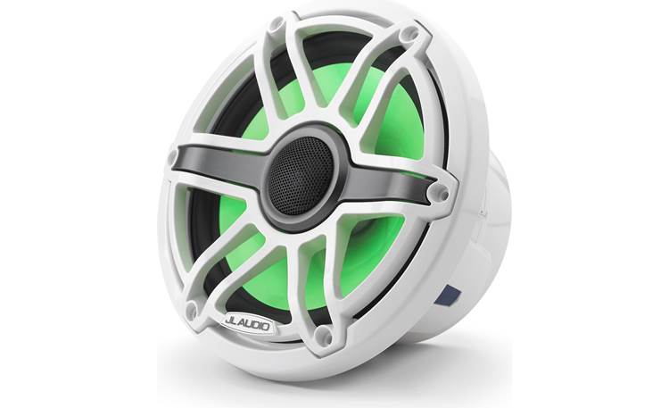 JL Audio M6-770x-S-GwGw-i M6 Series 7.7" Marine Speakers With LED Lights (Pair)
