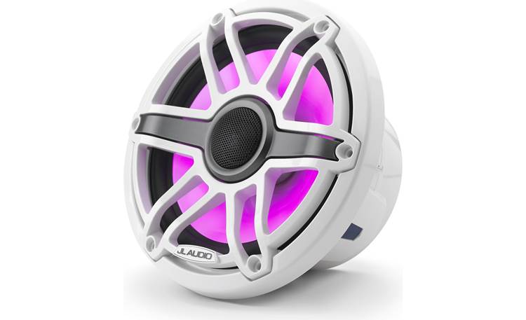 JL Audio M6-770x-S-GwGw-i M6 Series 7.7" Marine Speakers With LED Lights (Pair)