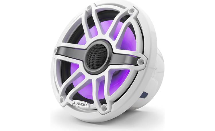 JL Audio M6-770x-S-GwGw-i M6 Series 7.7" Marine Speakers With LED Lights (Pair)