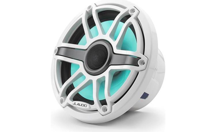 JL Audio M6-770x-S-GwGw-i M6 Series 7.7" Marine Speakers With LED Lights (Pair)