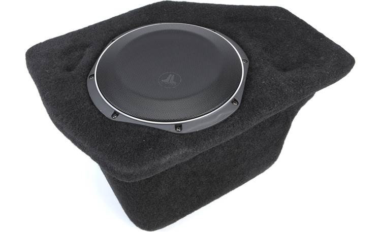 JL Audio Stealthbox® Custom-fit fiberglass enclosure with 10" 10TW1-2 subwoofer — fits 2019-up Ford Ranger SuperCrew trucks