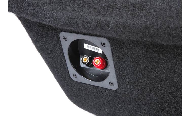 JL Audio Stealthbox® Custom-fit fiberglass enclosure with 10" 10TW1-2 subwoofer — fits 2019-up Ford Ranger SuperCrew trucks