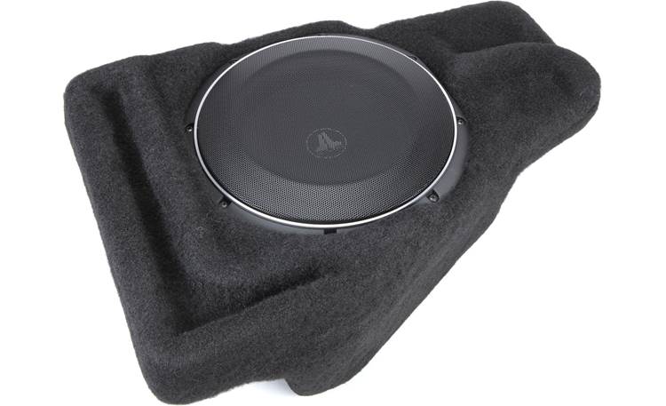 JL Audio Stealthbox® Custom-fit fiberglass enclosure with 10" 10TW1-2 subwoofer — fits 2018-up Ford Expedition and Expedition MAX vehicles