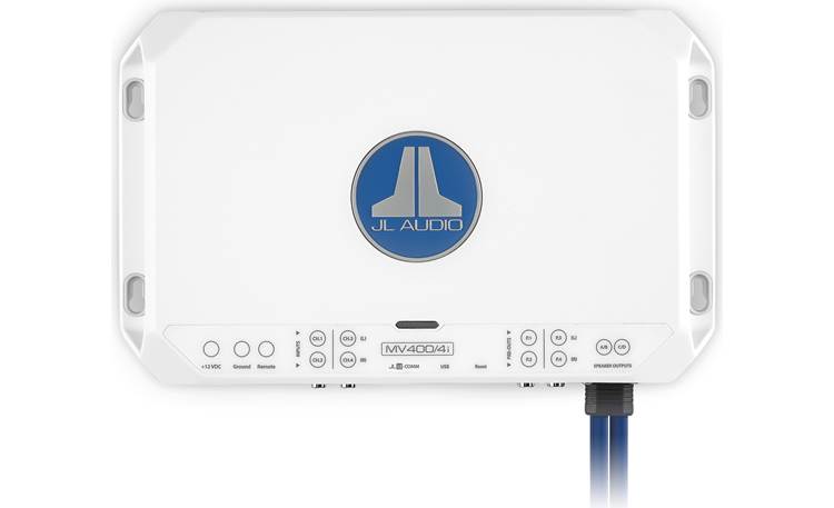 JL Audio MV400/4i MVi Series Marine 4-Channel Amplifier With Digital Signal Processing
