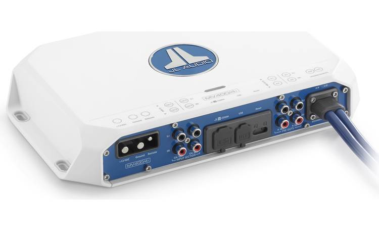 JL Audio MV400/4i MVi Series Marine 4-Channel Amplifier With Digital Signal Processing