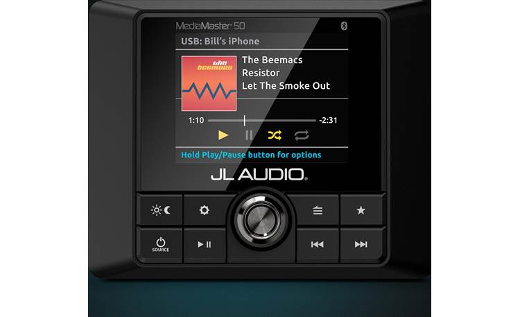 JL Audio MediaMaster 50 Marine Digital Media Receiver With Bluetooth® (does not play CDs)