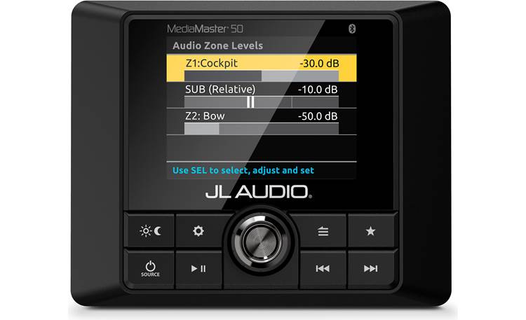 JL Audio MediaMaster 50 Marine Digital Media Receiver With Bluetooth® (does not play CDs)