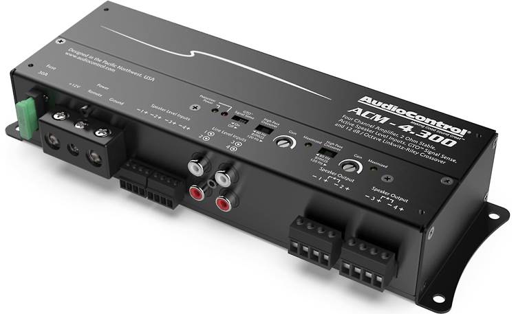 AudioControl ACM-4.300 ACM Series compact 4-channel car amplifier — 50 watts RMS x 4