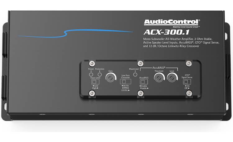 AudioControl ACX-300.1 Mono powersports/marine amplifier — 300 watts RMS x 1 at 2 ohms