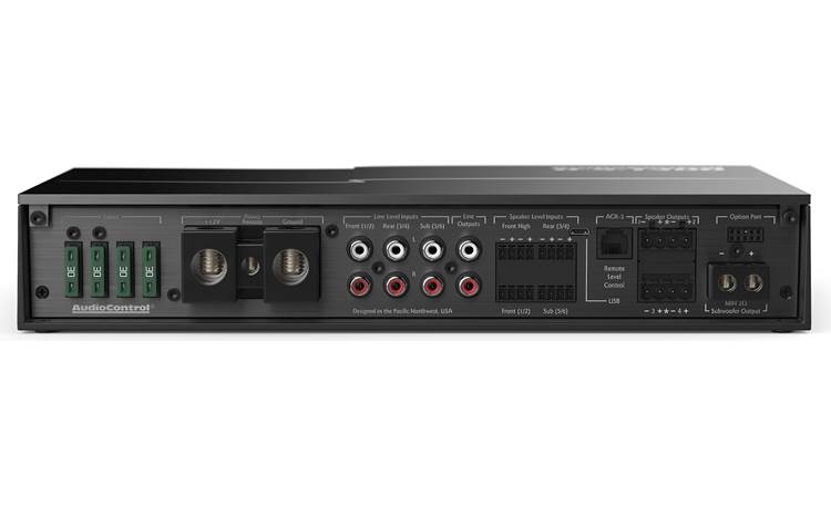 AudioControl D-5.1300 D Series 5-channel car amplifier with digital signal processing — 100 watts RMS x 4 at 4 ohms + 500 watts RMS x 1 at 2 ohms