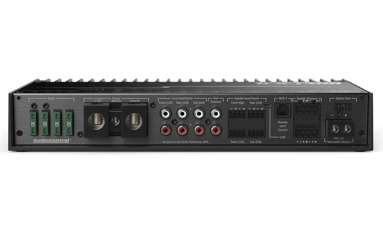 AudioControl D-5.1300 D Series 5-channel car amplifier with digital signal processing — 100 watts RMS x 4 at 4 ohms + 500 watts RMS x 1 at 2 ohms