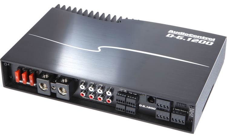 AudioControl D-6.1200 D Series 6-channel car amplifier with digital signal processing — 125 watts RMS x 6