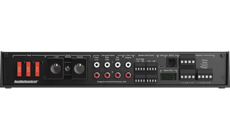 AudioControl D-6.1200 D Series 6-channel car amplifier with digital signal processing — 125 watts RMS x 6