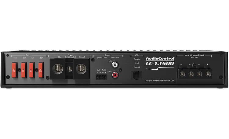 AudioControl LC-1.1500 Mono subwoofer amplifier — 1,500 watts RMS x 1 at 2 ohms