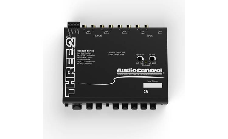 AudioControl THREE.2 In-dash equalizer with crossover and line driver