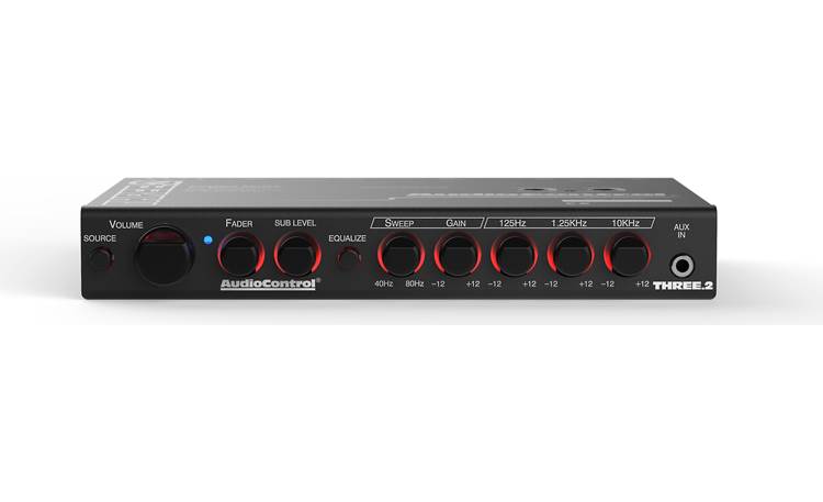 AudioControl THREE.2 In-dash equalizer with crossover and line driver