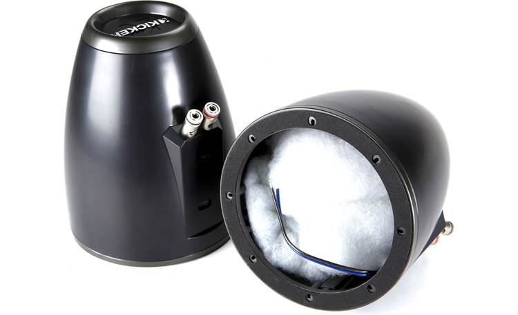 Kicker KMTES Unloaded tower enclosures designed for Kicker 6-1/2" marine speakers