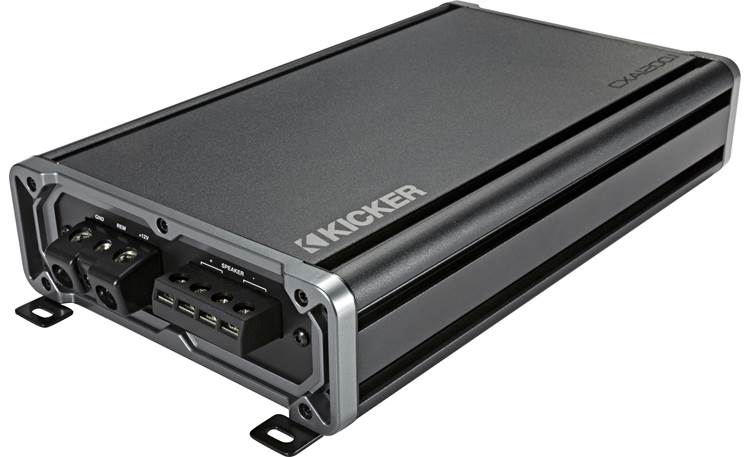Kicker 46CXA1200.1T CX Series mono subwoofer amplifier — 1,200 watts RMS x 1 at 2 ohms