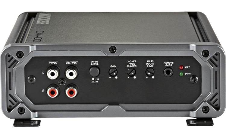 Kicker 46CXA400.1T CX Series mono subwoofer amplifier — 400 watts RMS x 1 at 1 ohm