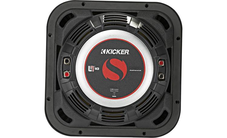 Kicker 46L7T102 L7T Series shallow-mount 10" dual 2-ohm voice coil component subwoofer