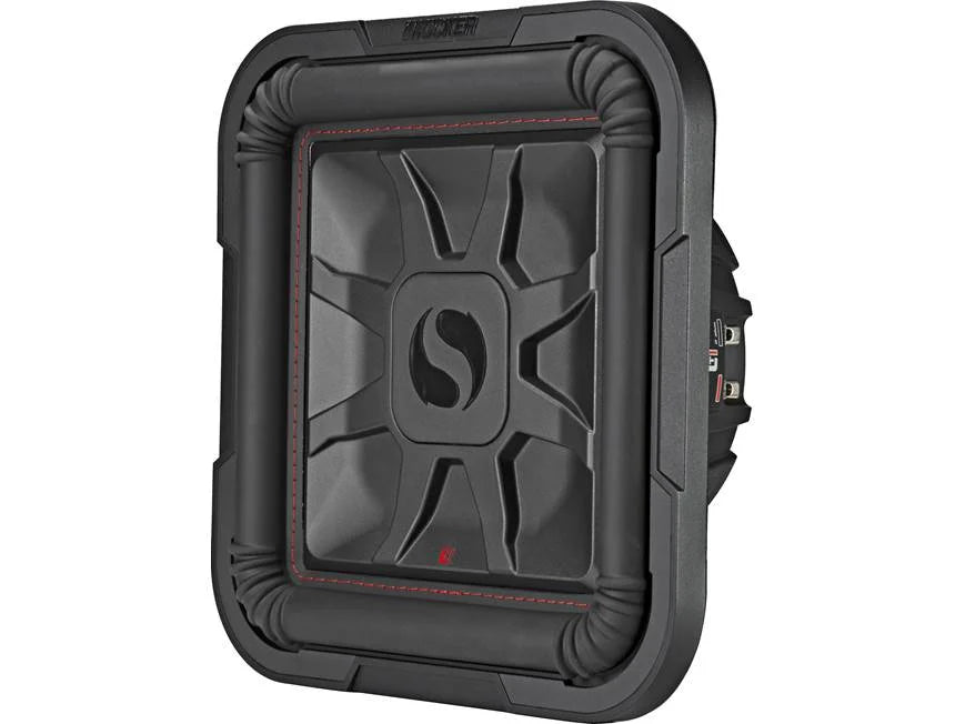 Kicker 46L7T122 Solo-Baric L7T Series shallow-mount 12" dual 2-ohm voice coil component subwoofer