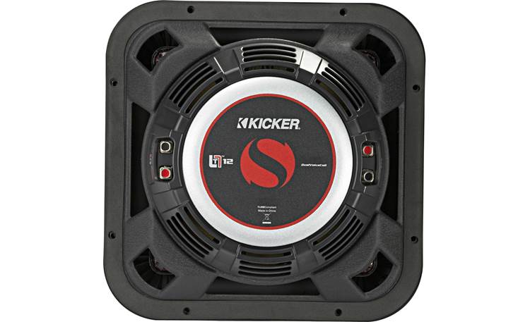 Kicker 46L7T124 Solo-Baric L7T Series shallow-mount 12" dual 4-ohm voice coil component subwoofer