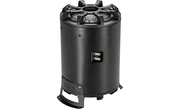 Kicker 46CWTB82 Weather-proof sealed enclosure with one 8" 2-ohm subwoofer and 8" passive speaker