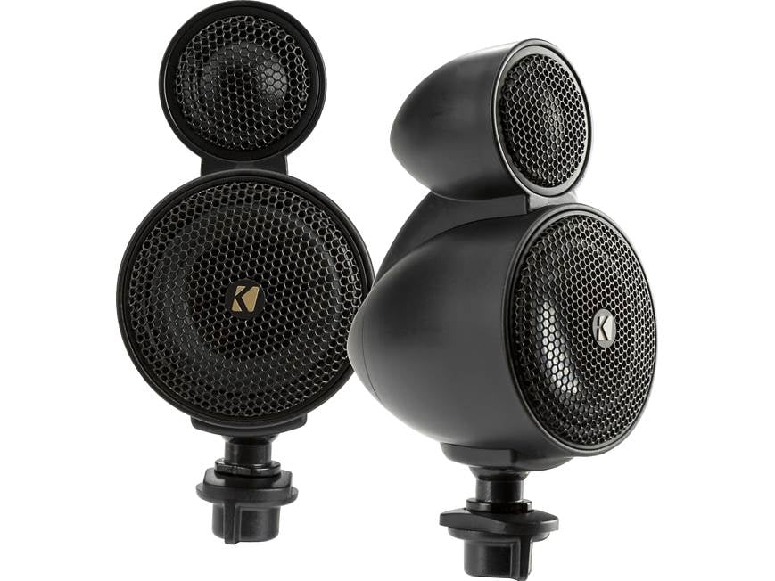 Kicker 47KSMT2504 KS Series dual-pod component speaker system — each pod contains a 2-1/2" midrange driver and a 1" tweeter
