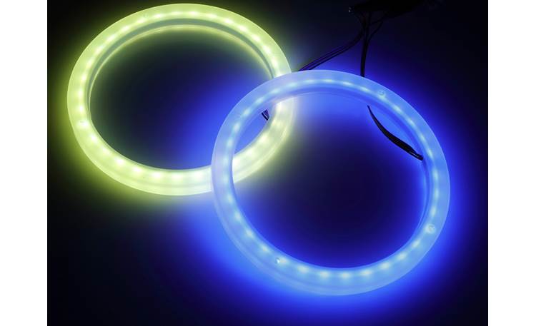 Kicker 47KLSR8 KLSR 8" LED lighted speaker rings