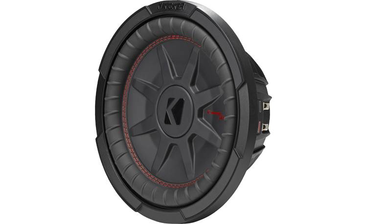 Kicker 48CWRT104 CompRT Series shallow-mount 10" subwoofer with dual 4-ohm voice coils