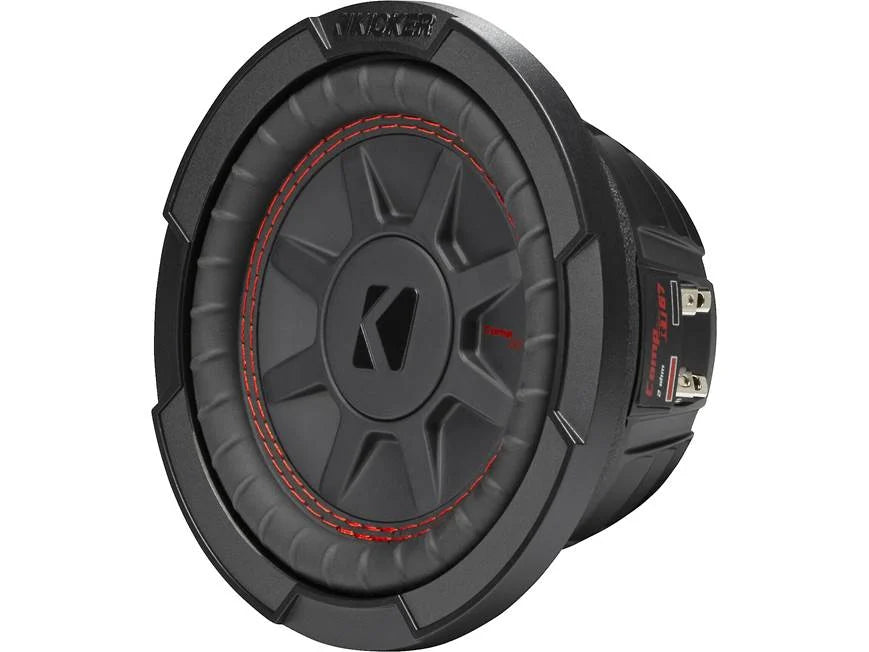 Kicker 48CWRT674 CompRT Series shallow-mount 6-3/4" subwoofer with dual 4-ohm voice coils