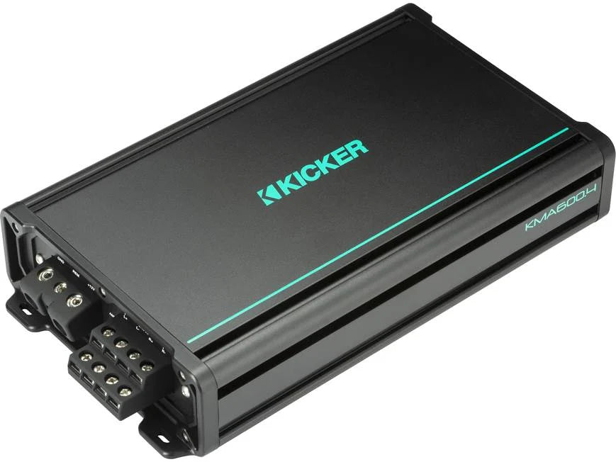 Kicker 48KMA600.4 KMA Series 4-channel marine amplifier — 75 watts RMS x 4