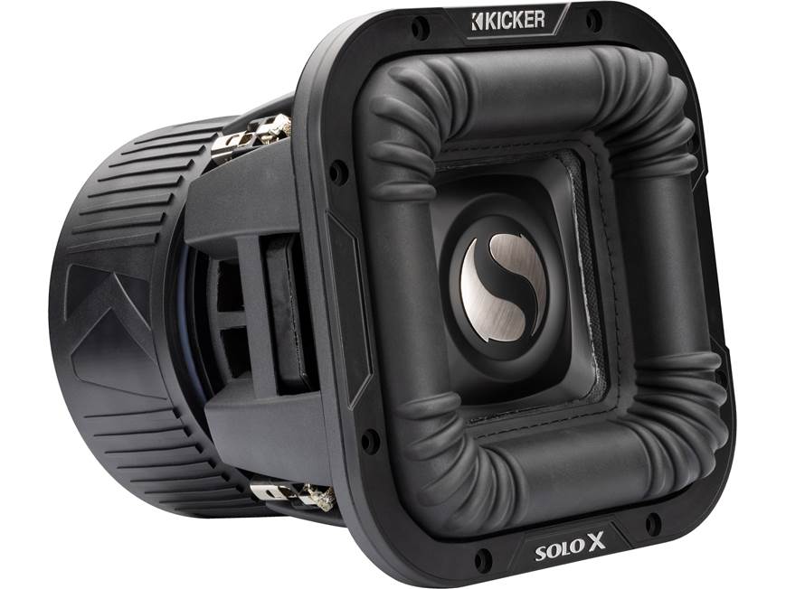 Kicker 49L7X81 SoloX L7X 8" dual 1-ohm voice coil component subwoofer