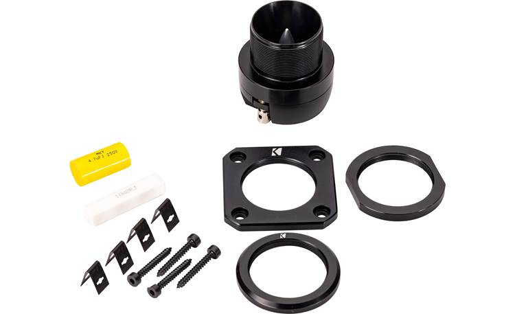 Kicker 49ST3TW ST-Series single 1" aluminum dome bullet tweeter — designed for SPL-level competition