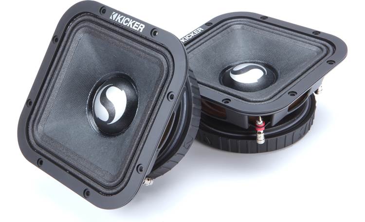 Kicker 49ST7MR8 ST-Series 7" midrange speakers (8-ohm) — designed for SPL-level competition