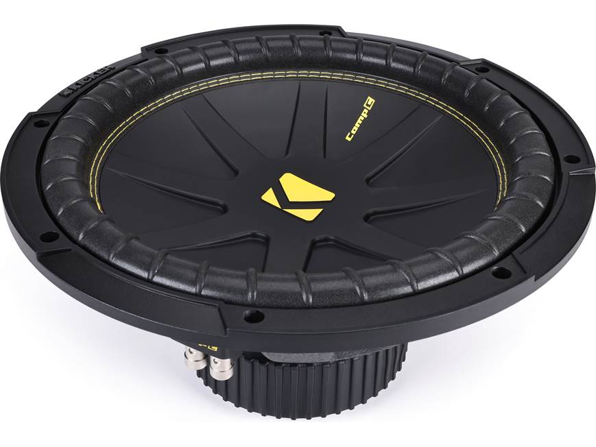 Kicker 50CWCD124 CompC™ 12" subwoofer with dual 4-ohm voice coils