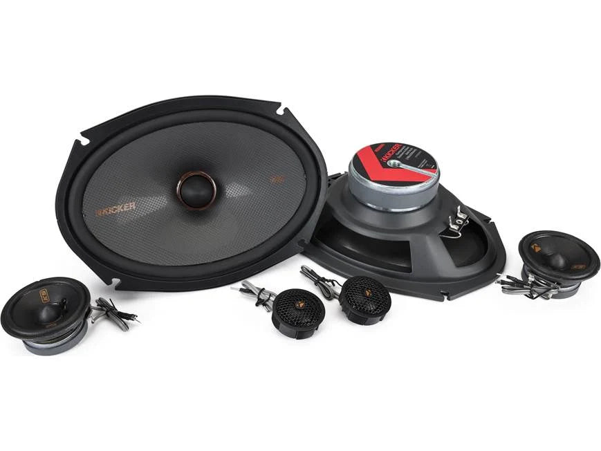 Kicker KSS369 KS Series 6" x9" 3-way component speaker system