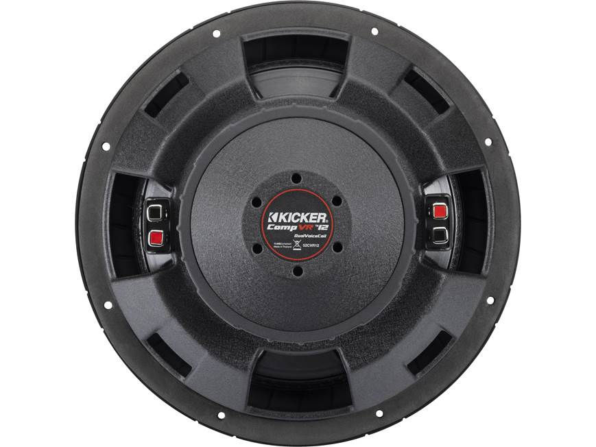 Kicker CompVR 52CVR122 CompVR® 12" subwoofer with dual 2-ohm voice coils