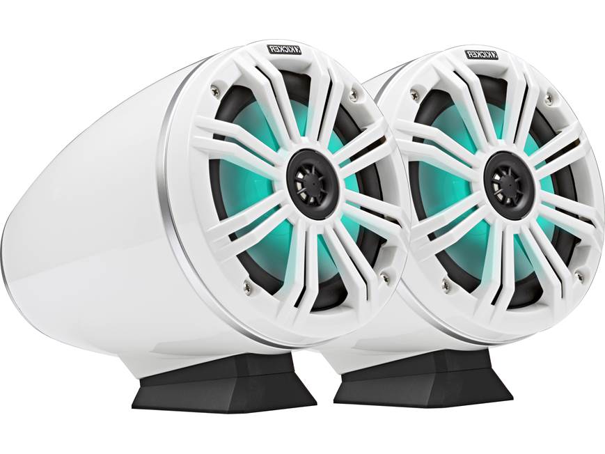 Kicker 46KMFC65W 6-1/2 " tower speaker system for flat-surface installations (White)