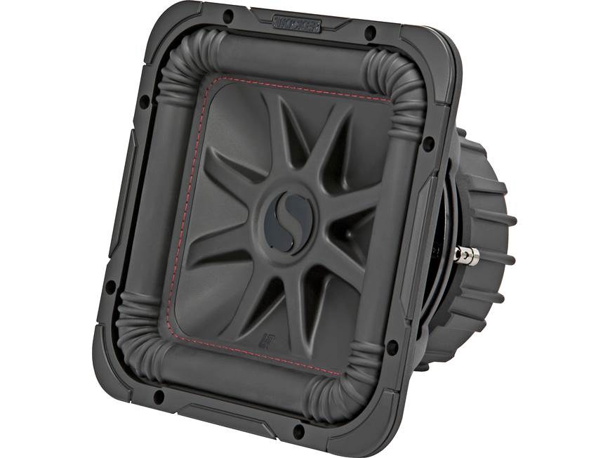 Kicker 45L7R104 Solo-Baric L7R Series 10" subwoofer with dual 4-ohm voice coils