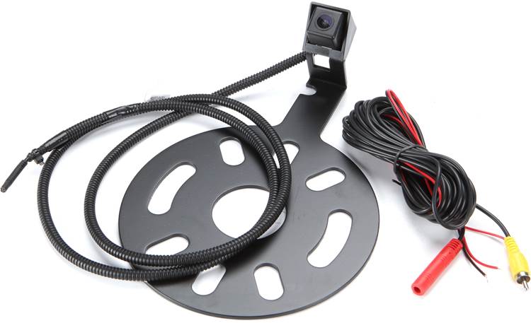 Crux CCH-01M Spare tire backup cam with active parking lines for select 2010-18 Jeep Wrangler vehicles — connects to aftermarket radio