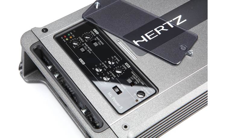 Hertz Mille ML Power 5 5-channel car amplifier — 60 watts RMS x 4 at 4 ohms + 550 watts RMS x 1 at 2 ohms