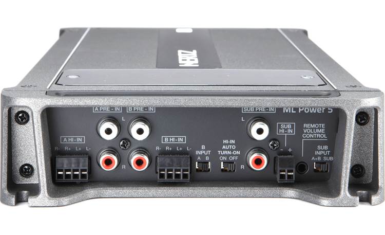 Hertz Mille ML Power 5 5-channel car amplifier — 60 watts RMS x 4 at 4 ohms + 550 watts RMS x 1 at 2 ohms