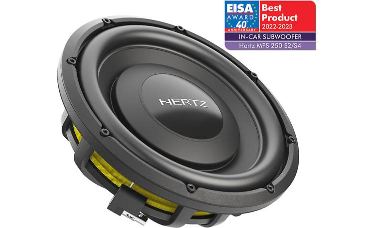 Hertz MPS 250 S4 Mille Pro Series 10" shallow-mount 4-ohm component subwoofer
