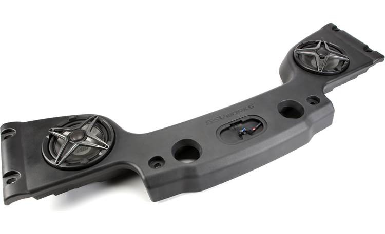 SSV Works JJK-O8A Custom-fit soundbar with two 8" 2-way speakers for 2007-17 Jeep Wrangler JK and JK Unlimited vehicles