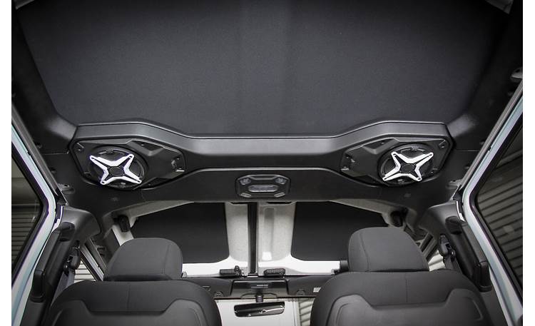 SSV Works JJT-SA065 6-1/2" soundbar speaker adapters for Jeep Wranger (JL) and Gladiator (JT) models